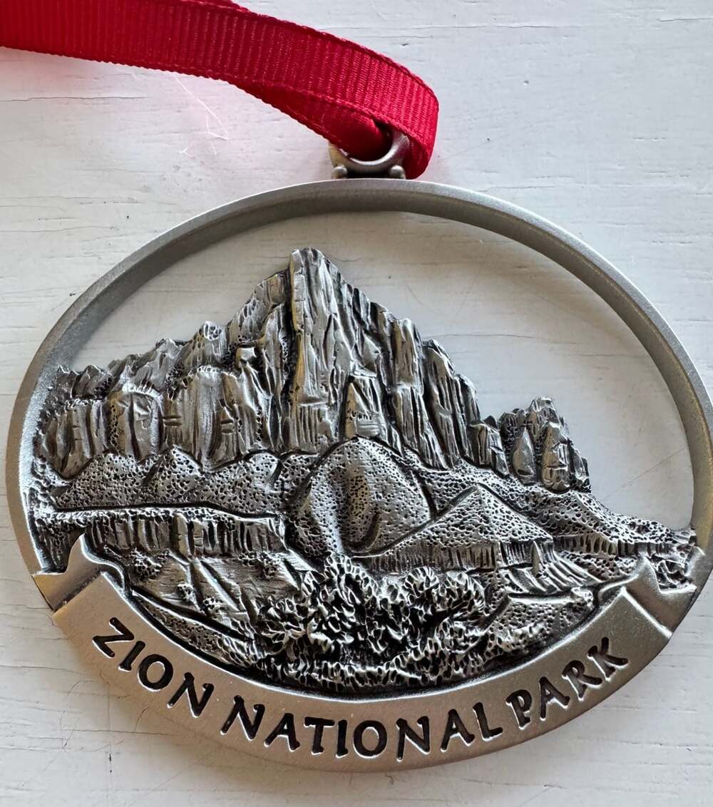 Inner Peace Designs Zion National Park Pewter Ornament Made in USA